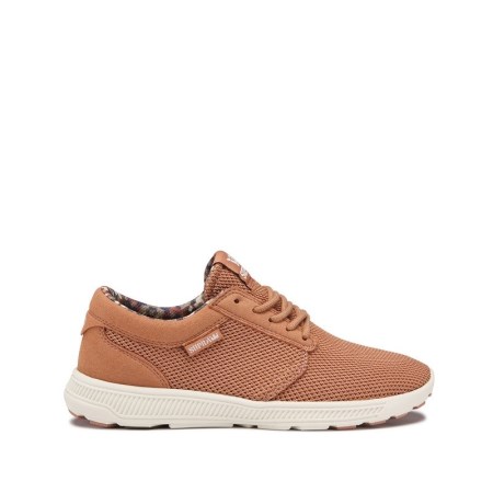 Supra Hammer Run Womens Low Tops Shoes Brown UK 63HZA